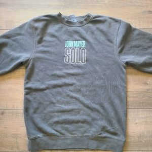 John Mayer Solo Tour Crewneck Sweatshirt in Grey